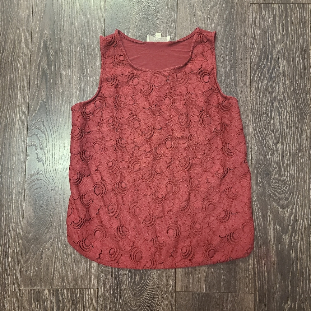 4/20 Maroon Loft Tank Top